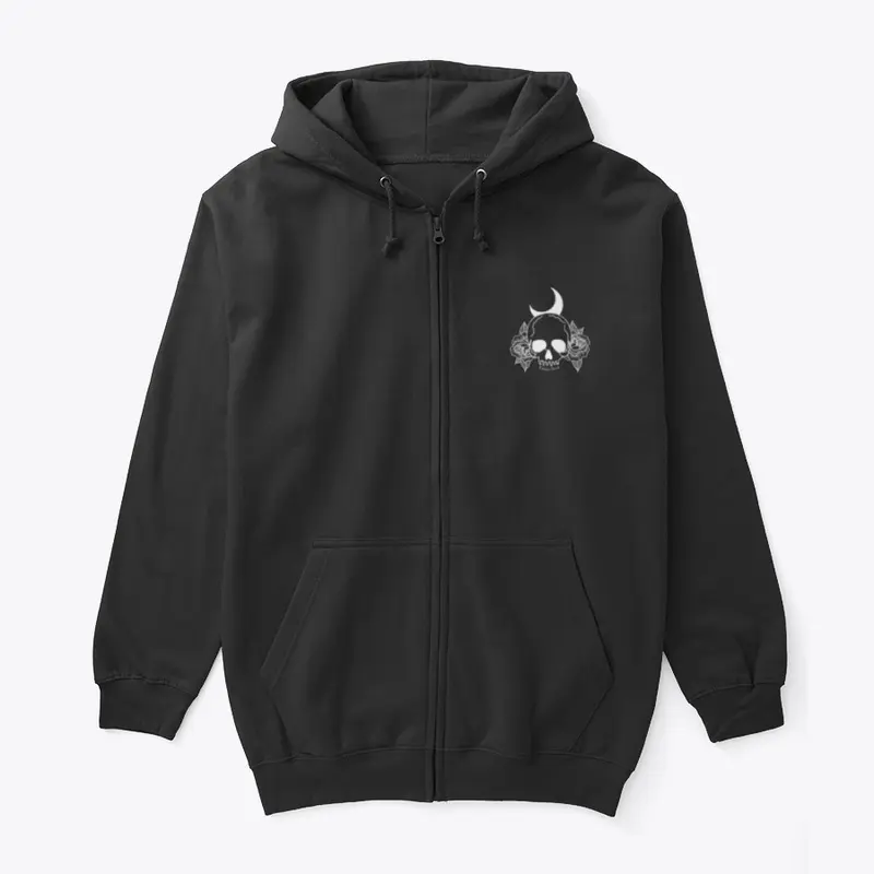 Zip up Skull Hoodie